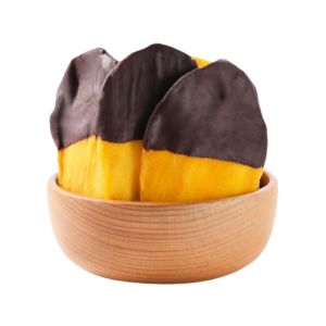 CHOCOLATE-COVERED SOFT DRIED MANGO