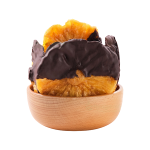 CHOCOLATE-COVERED SOFT DRIED PINEAPPLE
