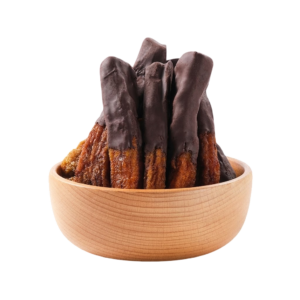 CHOCOLATE-COVERED SOFT DRIED BANANA